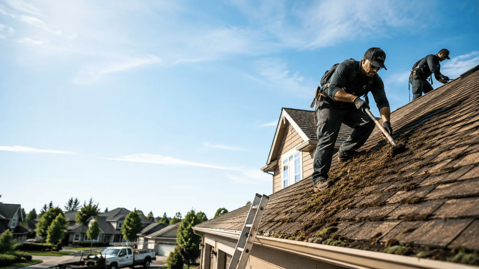 Roof Moss Removal in Hoffmeister, NY near me